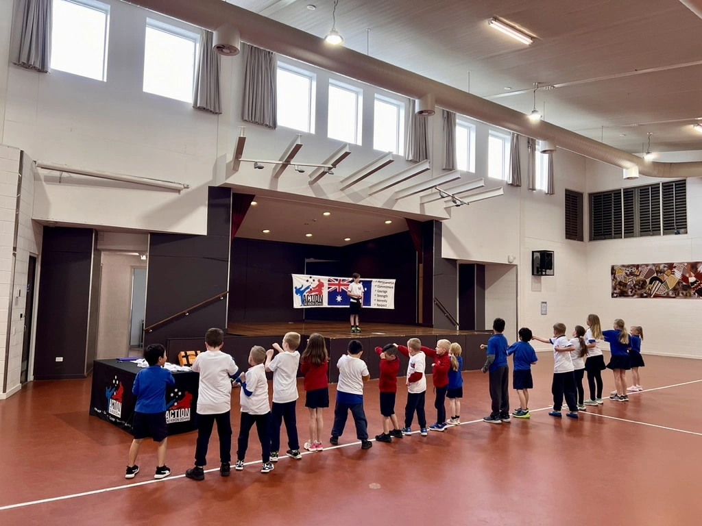 Action Tae Kwon-Do Harrison lunchtime program.